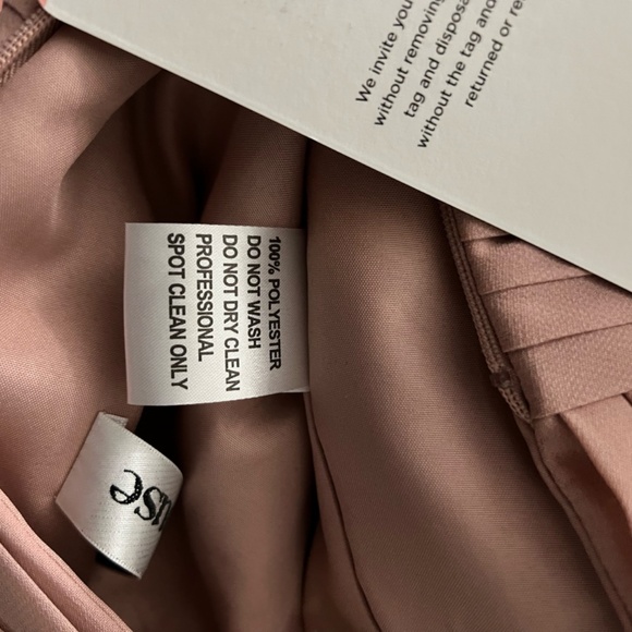 JJ's House Dusty Rose Beaded Junior Bridesmaid Dress Floor-Length Sz J14 173287 - Picture 7 of 9